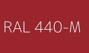 Color RAL 440-M