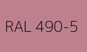 Color RAL 490-5