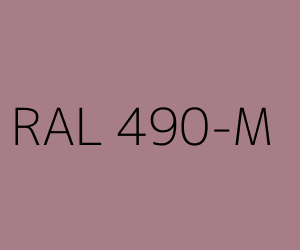 Color RAL 490-M 