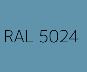 Color RAL 5024 PASTEL BLUE