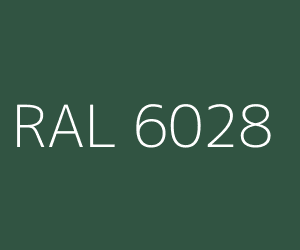 Color RAL 6028 PINE GREEN