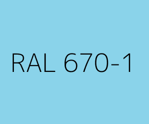 Color RAL 670-1 
