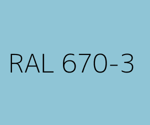 Color RAL 670-3 
