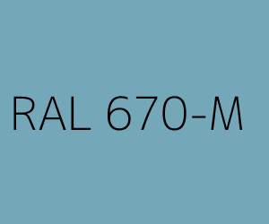 Color RAL 670-M 