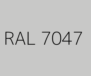 Color RAL 7047 TELEGREY 4