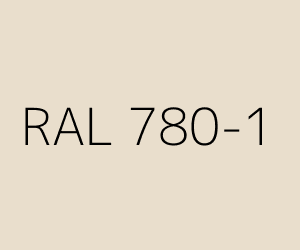 Color RAL 780-1 