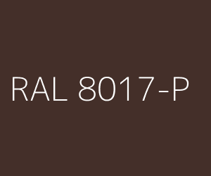 Color RAL 8017-P CHOCOLATE BROWN