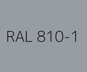 Color RAL 810-1 