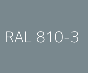 Color RAL 810-3 