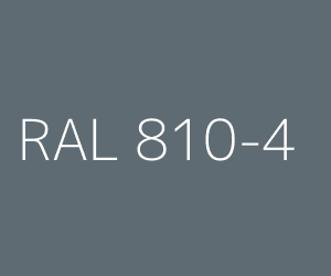 Color RAL 810-4 