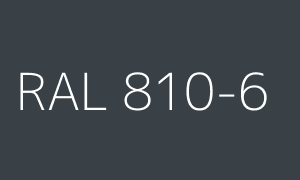 Color RAL 810-6