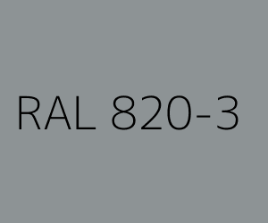 Color RAL 820-3 
