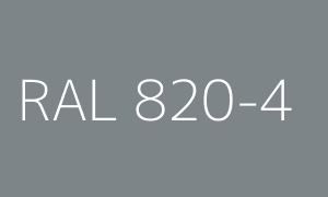 Color RAL 820-4