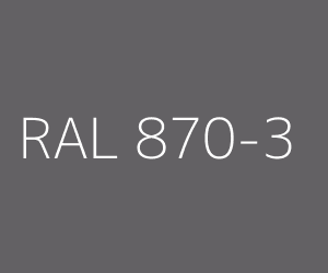 Color RAL 870-3 